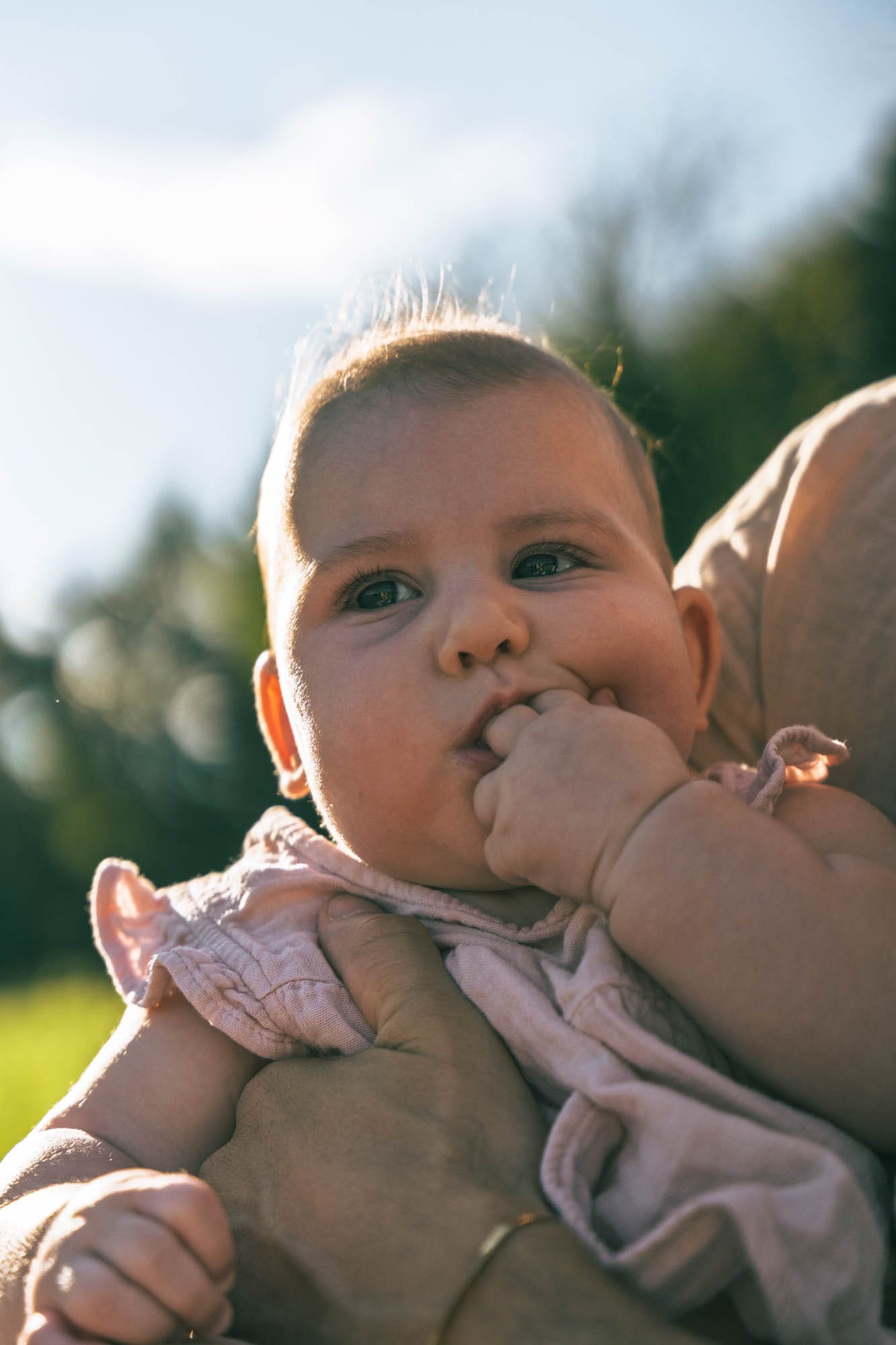 Natural family moment