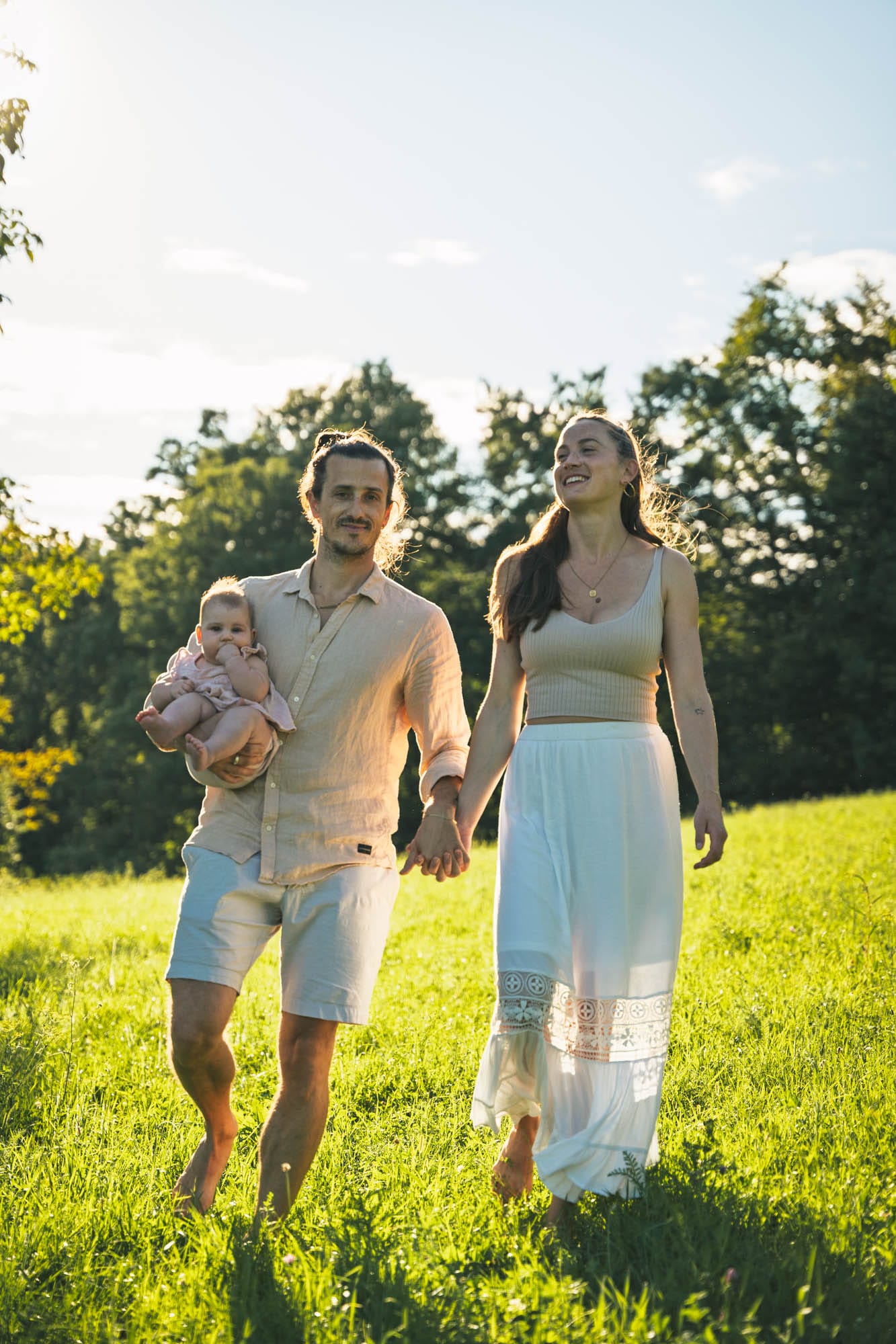 Portrait with artistic lighting