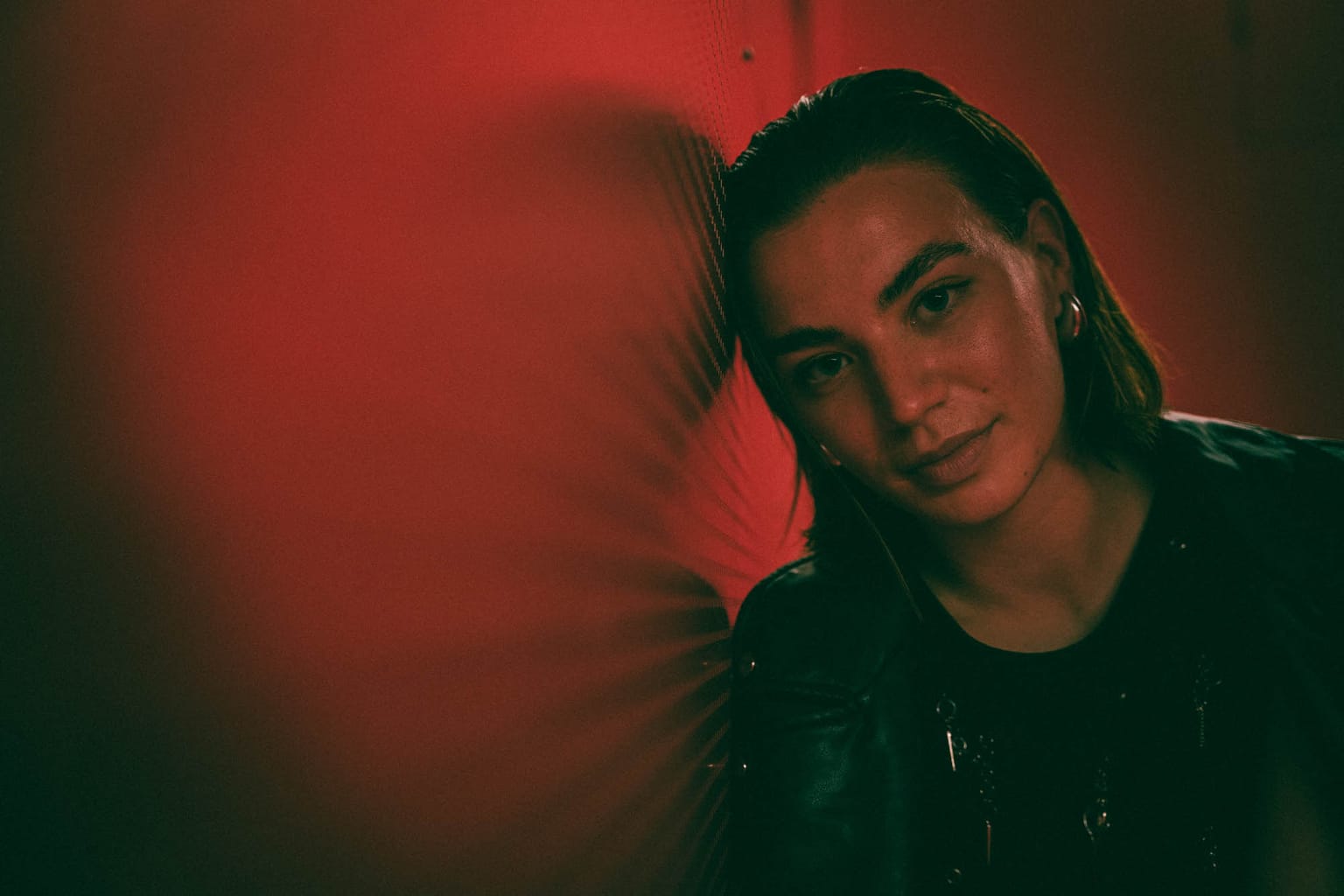 Main red stairs architectural shot