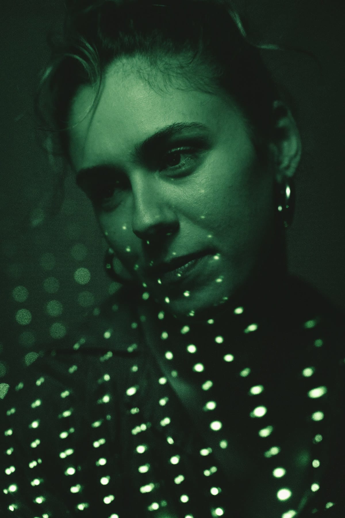 Laser technology art experiment